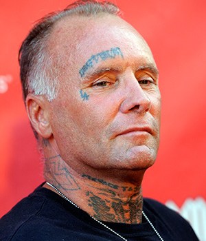 Skateboard legend Jay Adams poses at the 9th Annual MusicCares MAP Fund Benefit Concert at Club Nokia on in Los Angeles9th Annual MusicCares MAP Fund Benefit Concert, Los Angeles, USA