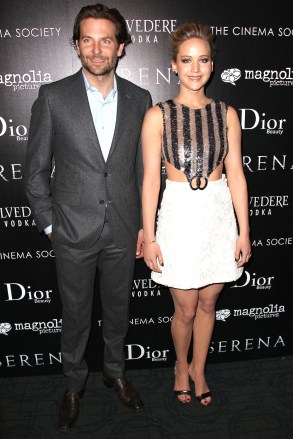 Bradley Cooper and Jennifer Lawrence
Cinema Society 'Serena' film screening, New York, America - 21 Mar 2015
Magnolia Pictures & The Cinema Society with Dior Beauty Host a Screening of 'Serena'