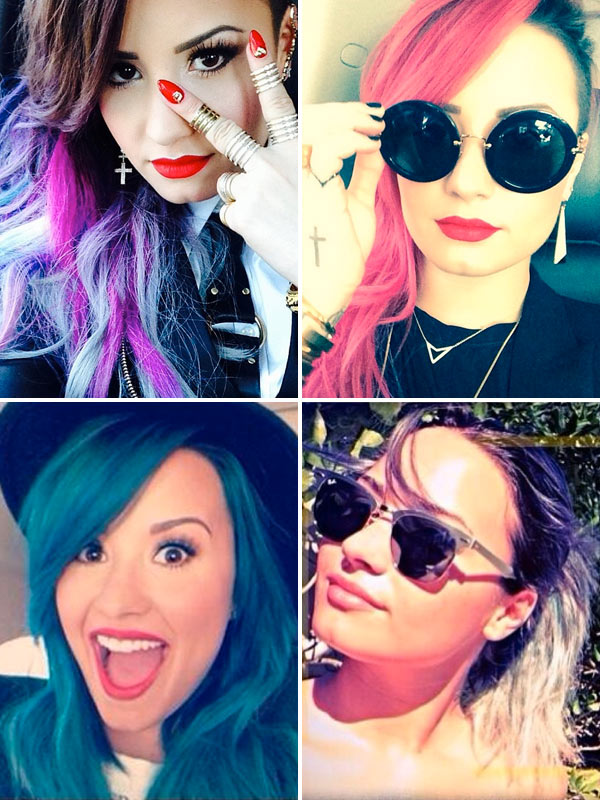 Demi Lovato’s Hair Extensions In Color — Releases Line Called Secret ...