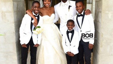 Gabrielle Union Wedding Dwayne Wade Kids