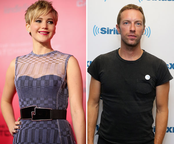 Hunger Games actress Jennifer Lawrence gives Chris Martin 