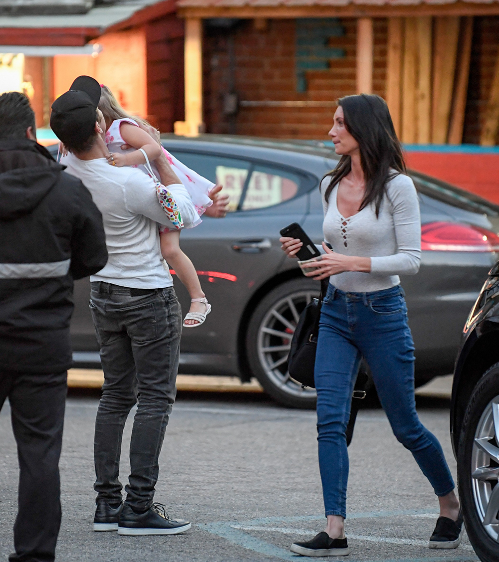 EXCLUSIVE: Jeremy Renner meets up with ex-wife and daughter