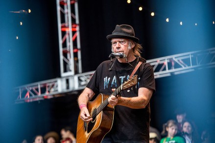Neil Young performs at the 30th Annual Bridge School Benefit Concert at the Shoreline Ampthitheatre, in Mountain View, Calif
30th Annual Bridge School Benefit Concert - Day 2, San Francisco, USA