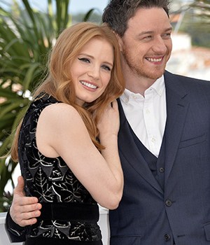 Jessica Chastain, James McAvoy'The Disappearance Of Eleanor Rigby' film photocall, 67th Cannes Film Festival, France - 18 May 2014