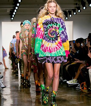 Fashion from Jeremy Scott Spring 2015 collection is modeled during Fashion Week on in New YorkFashion Jeremy Scott Spring 2015, New York, USA