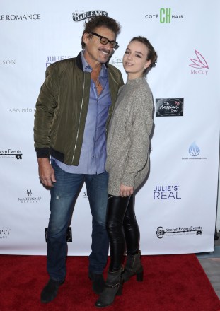 Steven Bauer and Lyda Loudon at 2017 Golden Globes Gifting Suite presented by Secret Room Events held at SLS Hotel on January 06, 2017 in Los Angeles, California, United States (Photo by JC Olivera) *** Please Use Credit from Credit Field ***(Sipa via AP Images)