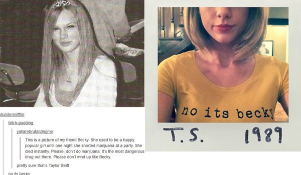 Taylor Swift No Its Becky