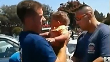 Toddler Rescued Hot Car