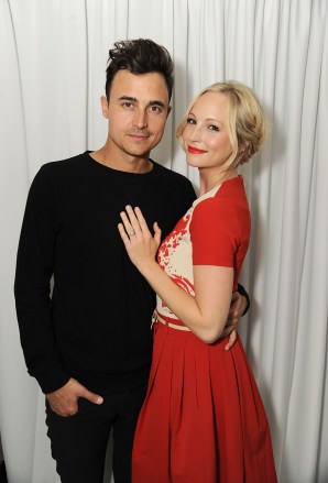 From left, Joe King and Candice Accola arrive at The Hollywood Reporter celebration of the Emmy nominees and new fall TV season presented by Samsung Galaxy, Asos, Porsche, Pandora and Ketel One,, at Soho House in West Hollywood, Calif
The Hollywood Reporter Celebrates the 65th Primetime Emmy Awards Nominees presented by Samsung Galaxy, Asos, Porsche, Pandora and Ketel One Arrivals, West Hollywood, USA - 19 Sep 2013