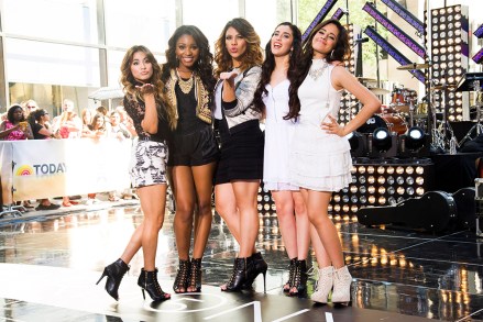 Members of the band Fifth Harmony, from left, Ally Brooke Hernandez, Normani Hamilton, Dinah Jane Hansen, Lauren Jauregui and Camila Cabello perform on NBC's "Today" show on in New YorkThe Today Show With Fifth Harmony, New York, USA - 7 Jan 2009