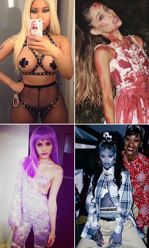 Pics Nicki Minaj S Halloween Costume In 13 Best Celeb Transformations Hollywood Life