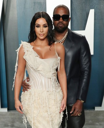 Kanye West and Kim Kardashian West
Vanity Fair Oscar Party, Arrivals, Los Angeles, USA - 09 Feb 2020