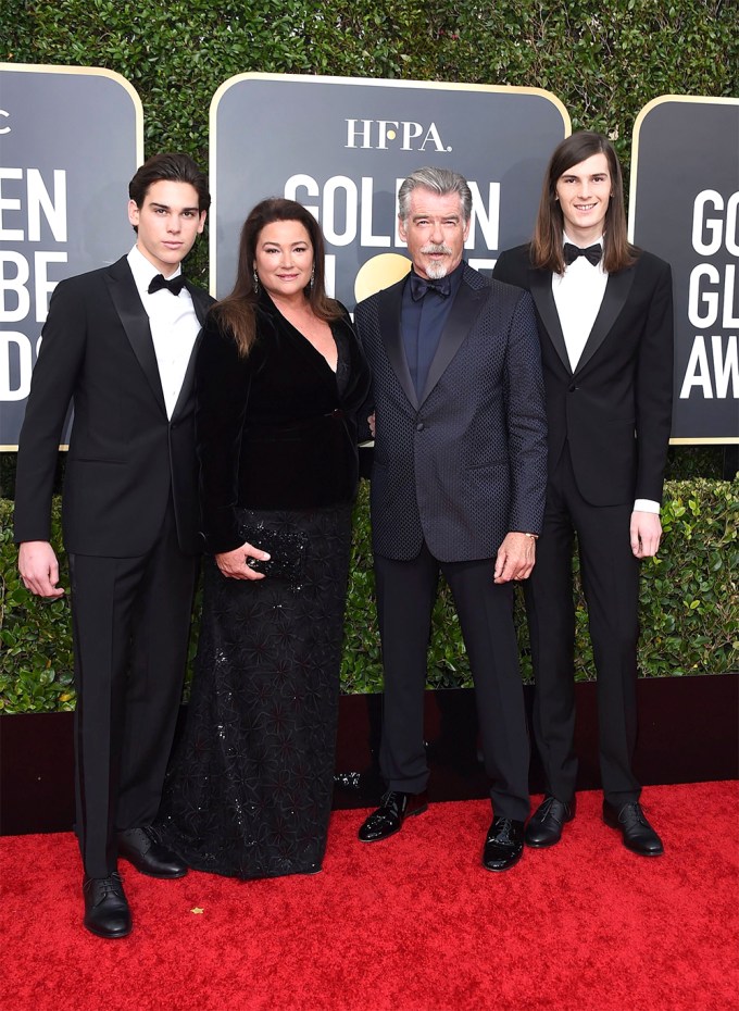 The Brosnan Family At The 2020 Golden Globe Awards