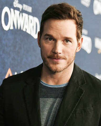 Chris Pratt attends the world premiere of "Onward" at the El Capitan Theatre, in Los Angeles
World Premiere of "Onward" - Red Carpet, Los Angeles, USA - 18 Feb 2020