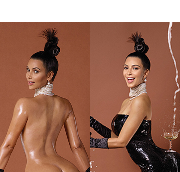 Kim Kardashians Hair On ‘paper Magazine — Hairstyle On Butt Baring