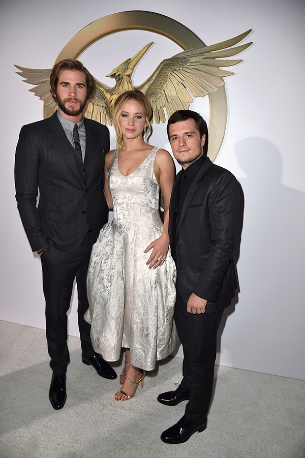 jennifer-lawrence-liam-hemsworth-josh-hutcherson-hunger-games-mockingjay-premiere-gty