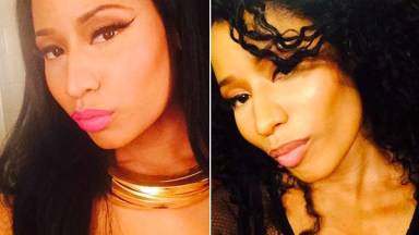 Nicki Minaj Curly Vs Straight Hair