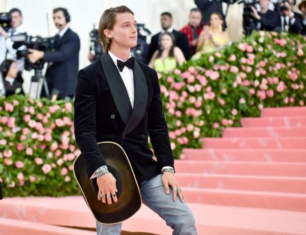Patrick Schwarzenegger attends The Metropolitan Museum of Art's Costume Institute benefit gala celebrating the opening of the "Camp: Notes on Fashion" exhibition, in New York
2019 MET Museum Costume Institute Benefit Gala, New York, USA - 06 May 2019