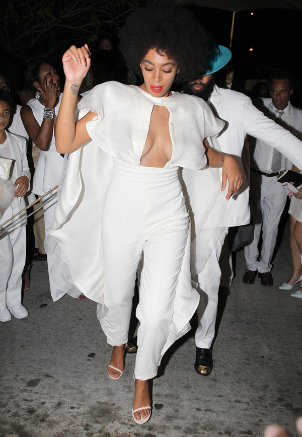 [pic] Solange Knowles Nipples Suffers Wardrobe Malfunction On Wedding