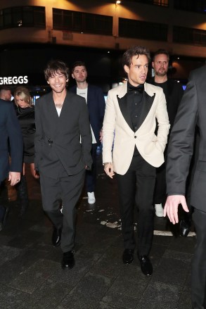 London, UNITED KINGDOM  - Celebs leave the  "All Of Those Voices" UK Premiere in London.Pictured: Liam Payne,  Louis TomlinsonBACKGRID USA 16 MARCH 2023 BYLINE MUST READ: justinpalmer_ldn / BACKGRIDUSA: +1 310 798 9111 / usasales@backgrid.comUK: +44 208 344 2007 / uksales@backgrid.com*UK Clients - Pictures Containing ChildrenPlease Pixelate Face Prior To Publication*