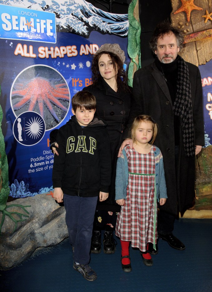 Helena Bonham Carter, Tim Burton, And Their Kids At ‘Ocean of Stars’