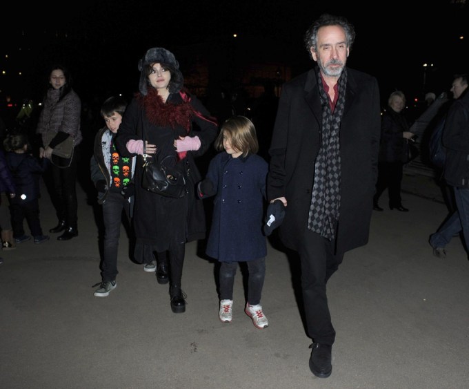 Tim Burton, Helena Bonham Carter, & Tim Burton At ‘Winter Wonderland’