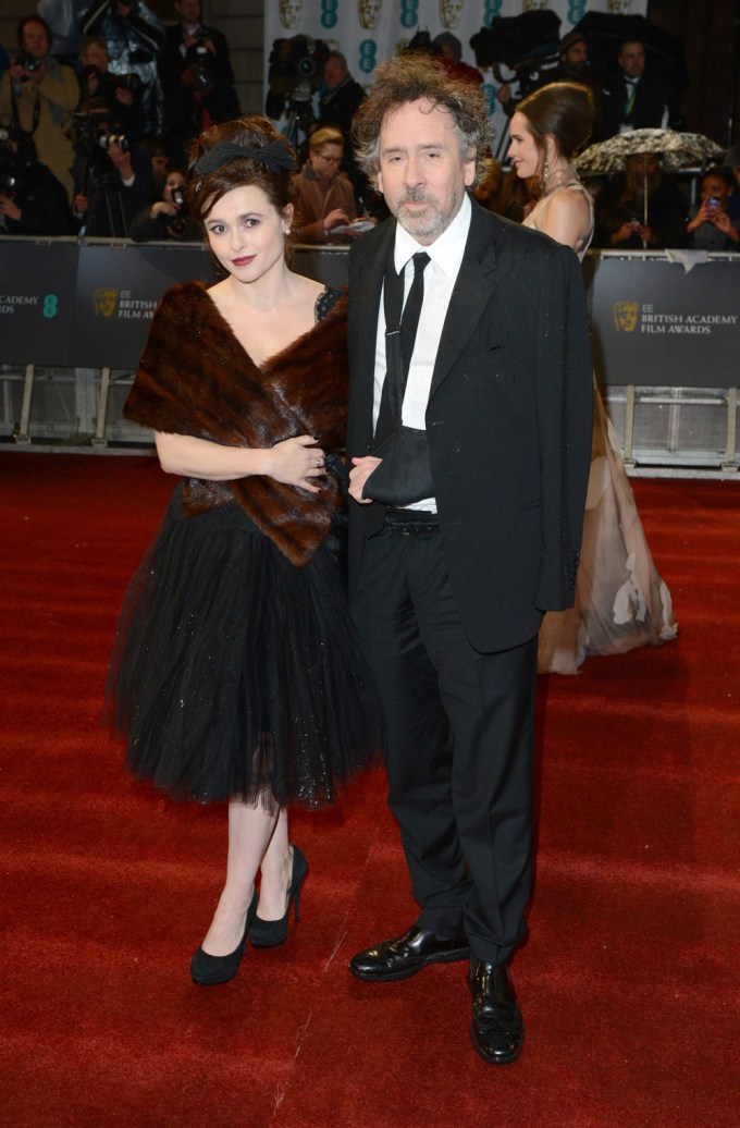 Helena Bonham Carter & Tim Burton At The BAFTA Film Awards