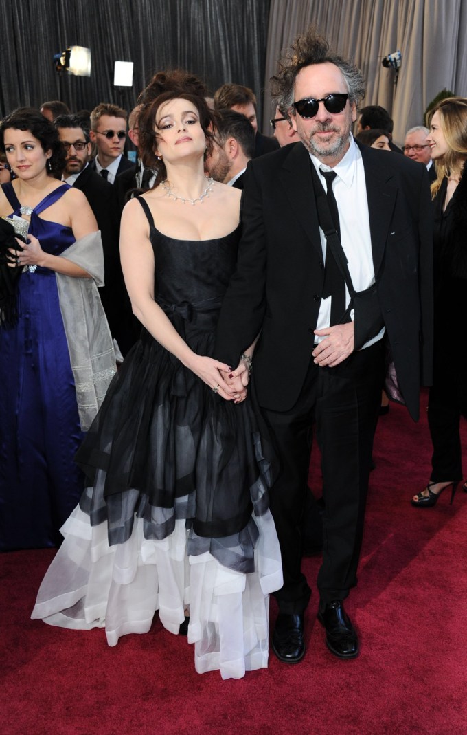 Helena Bonham Carter & Tim Burton At The 2013 Oscars