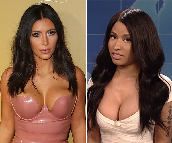 Film Sex Nicki Minaj - Kim Kardashian On Nicki Minaj's 'Saturday Night Live' Portrayal: How She  Feels â€“ Hollywood Life