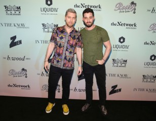 Singer Lance Bass along with husband Michael Turchin attend the Bootsy On the Water at the Miami Seaquarium on Friday, Jan. 31,2020, in Miami, FL. (Photo by Donald Traill/Invision/AP)