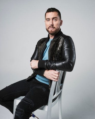 Producer Lance Bass poses for a portrait for Hollywood Life at the PMC Studios on March 6, 2019 in Los Angeles, California.