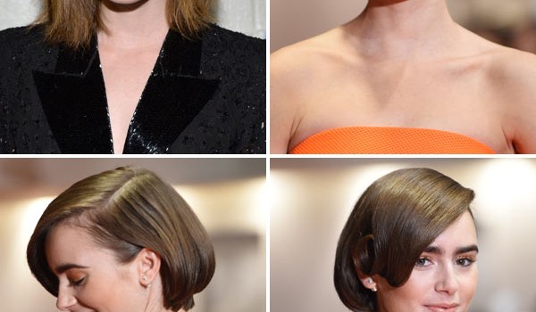 Lily Collins Hair Cut