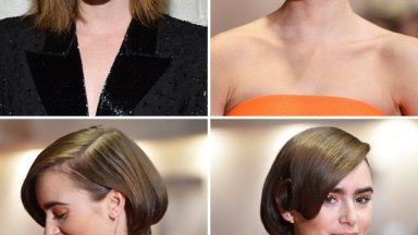 Lily Collins Hair Cut