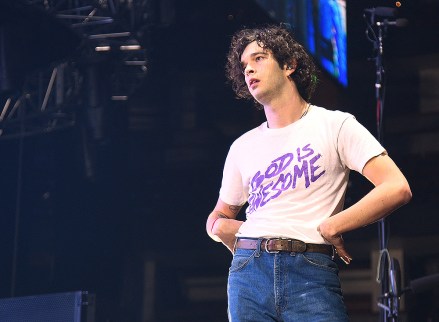 ANAHEIM, CALIFORNIA - DECEMBER 08: Matt Maeson performs onstage during the KROQ Almost Acoustic Christmas 2019 at Honda Center on December 8, 2019 in Anaheim, California. Photo: imageSPACE. 08 Dec 2019 Pictured: The 1975 - Matthew Healy. Photo credit: imageSPACE / MEGA TheMegaAgency.com +1 888 505 6342 (Mega Agency TagID: MEGA564780_003.jpg) [Photo via Mega Agency]