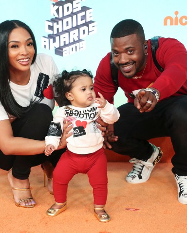 Princess Love, Melody Norwood, and Ray J
Nickelodeon Kids' Choice Awards, Arrivals, Galen Center, Los Angeles, USA - 23 Mar 2019