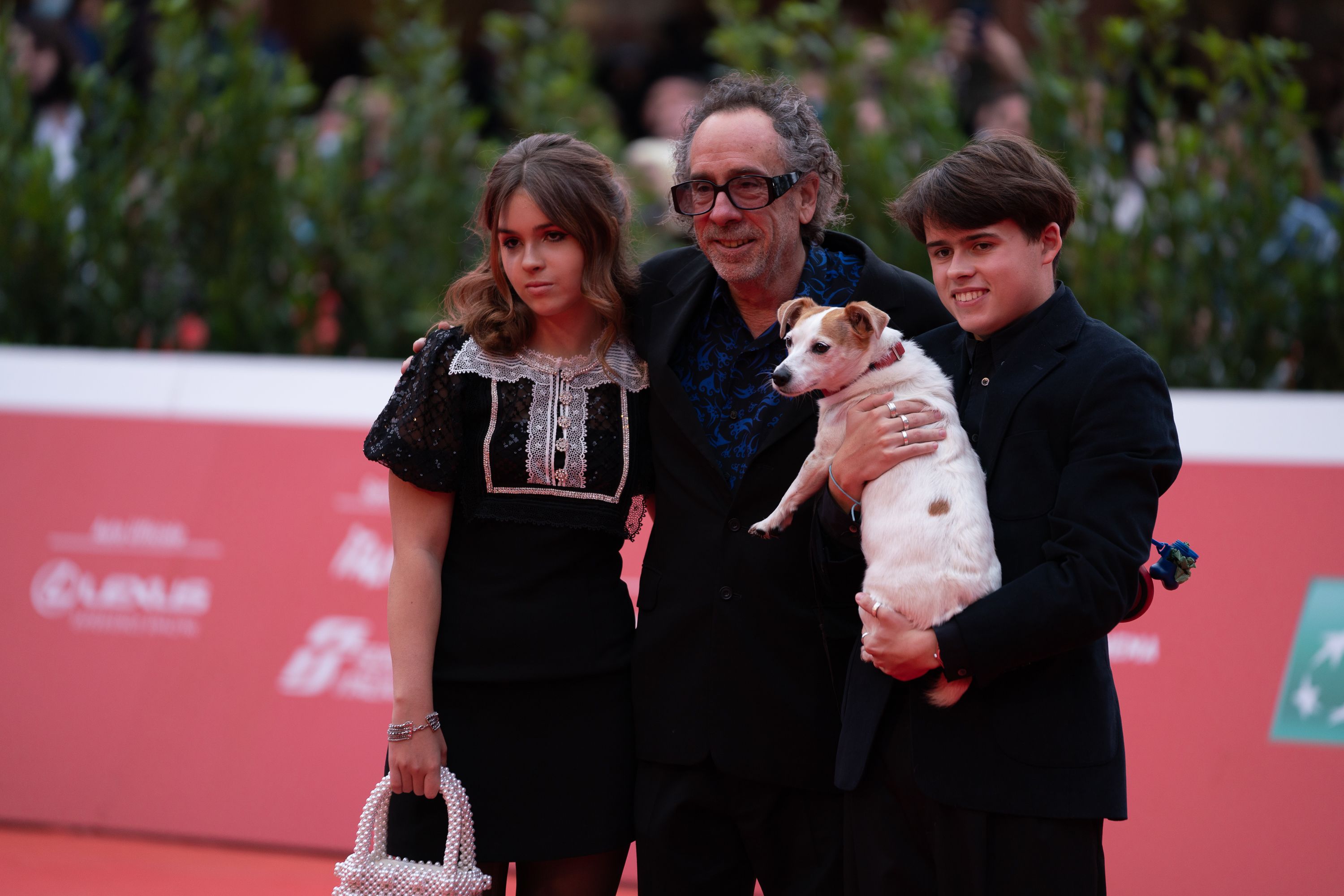 Tim Burton s Rarely Seen Kids Join Him On The Red Carpet For