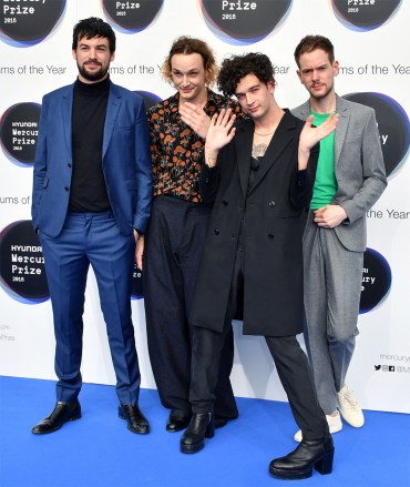 The 1975
Mercury Prize Albums of the Year, London, UK - 15 Sep 2016
Prestigious award ceremony celebrating the best albums of the year in association with BBC 6 Music, at Hammersmith Apollo, London.