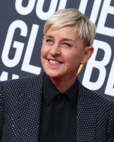 Ellen DeGeneres 77th Annual Golden Globe Awards, Arrivals, Los Angeles, USA - 05 Jan 2020