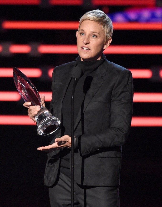 Ellen DeGeneres At The 2016 People’s Choice Awards