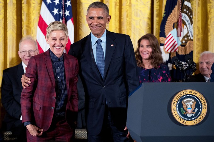 Ellen DeGeneres Earns The Medal of Freedom