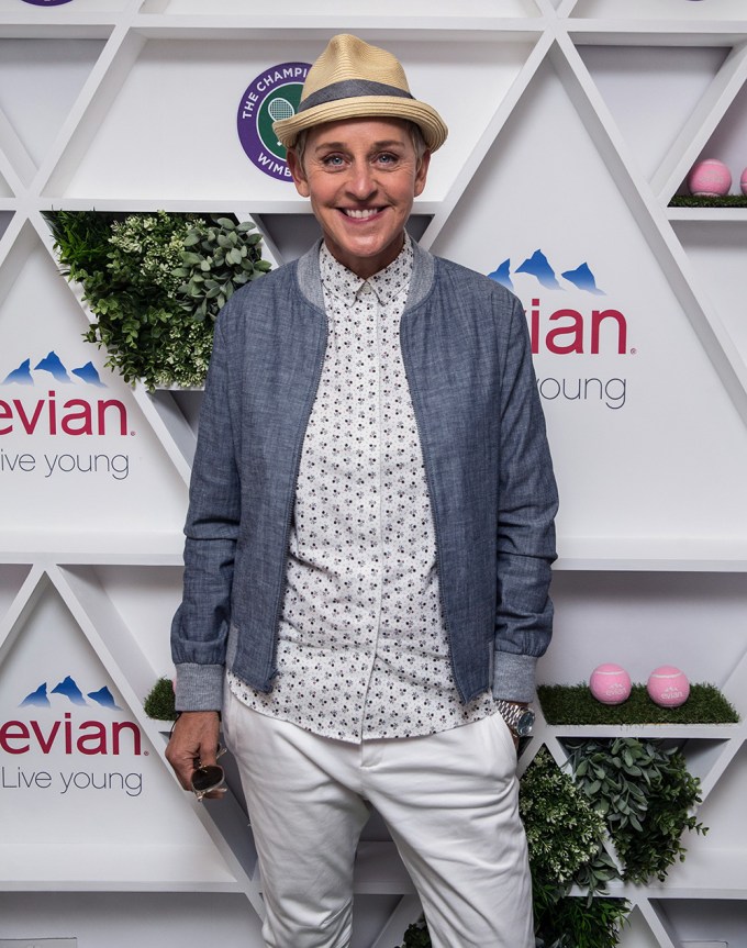 Ellen DeGeneres At The Wimbledon Tennis Championships