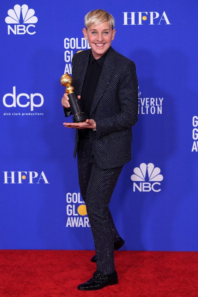 Ellen DeGeneres Wins At The 77th Annual Golden Globe Awards