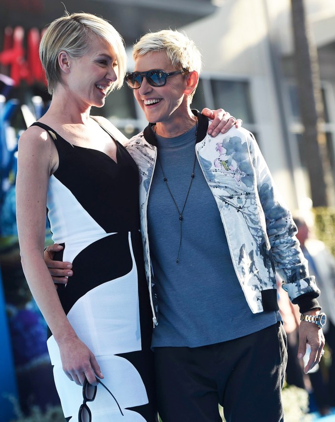 Ellen DeGeneres & Portia de Rossi At The LA Premiere Of ‘Finding Dory’