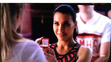 Glee Santana Brittany Engaged