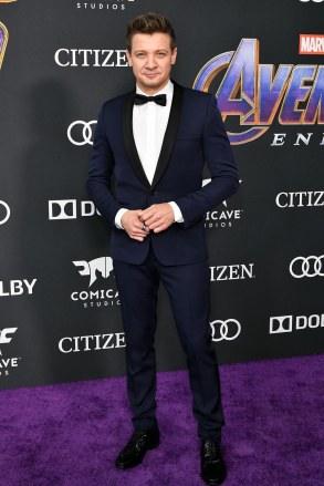 Jeremy Renner's 'Avengers: Endgame' Premiere, Arrival, LA Convention Center, Los Angeles, USA - April 22, 2019
