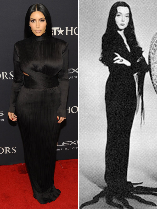 Kim Kardashian donned all-black while out and about in 