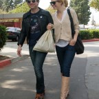 Mandy Moore with husband Ryan Adams at flea market