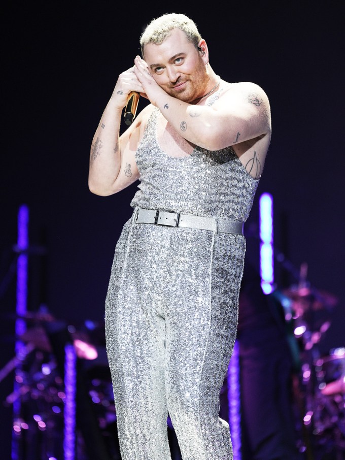 Sam Smith performs at Jingle Bell Ball