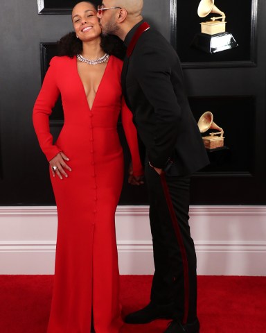 Alicia Keys and Swizz Beatz
61st Annual Grammy Awards, Arrivals, Los Angeles, USA - 10 Feb 2019