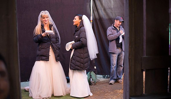 Glee Wedding Behind The Scenes